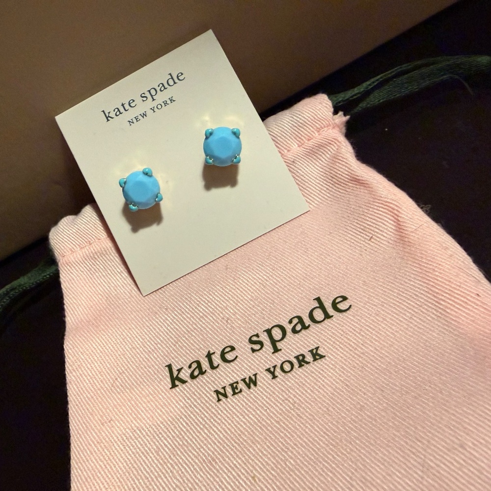 Kate Spade turquoise earrings - Picture 5 of 7